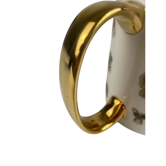 Rifle Paper Company Anthro Hot Dog Gold Handle Mixed Breed Coffee Drinking Mug - Picture 6 of 7